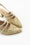 women's stylish ballet flats with stones-high heels-LNDA - 2