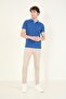 Men's 5 Pocket Slim Fit Jeans Trousers Beige - 2