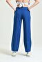 Women's Indigo Elastic Waist Palazzo Trousers - 6