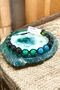Taurus Zodiac Sign Handcrafted Men's Natural Stone Bracelet 8 mm (Gift, Birthday, Special Day, Fathers) - 2