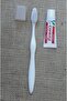 50 Pieces of Toothbrush Set with Lid Hotel Type Toothbrush and 10 gr Toothpaste Pack of 2 - 2