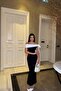 فستان Brianna متوسط الطول بلونين - ATE-0774