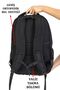 Junior High School High School College 15.6-17 Inch Shock Absorbing Back Support Waterproof Fabric Laptop Backpack - 4