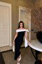 فستان Brianna متوسط الطول بلونين - ATE-0774 - 4