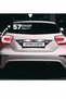 Sinop 57 License Plate Code White Car Sticker Erfelek County Written Special Design 40X8 cm City and County Theme - 4
