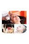 3Pcs Blue Color Easy to Use Scalloped Hair Coloring and Hair Care Oil Application Applicator Bottle - 3