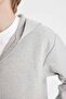 Boy's Basic Gray Hooded School Cardigan with Zipper Pockets T7468A624Au - 5