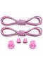 Practical Elastic Smart Laces - Sports, Children, Classic and Boot Laces, Pink 1 Pair