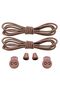 Smart Laces, Practical Elastic Shoelaces, Sports, Children'S, Classic and Boot Laces, Brown 1 Pair