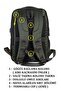 Bellows Notebook Laptop 15.6 Inch Daily School Backpack Waterproof Fabric Dada 07 Navy Blue - 6