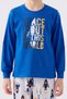 Boy's Rocket Pattern Pajamas Set - 2