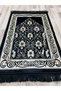 Velvet Glitter Woven Dowry Gift Prayer Rug Set with Prayer Beads - 4