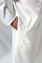 Men's Hajj and Umrah Outfit Two-Piece Top and Bottom Afghan Suit Cream - 6