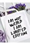 I Am Limited Edition Motto Design Tote Bag Cloth Bag, Shoulder Bag Thick Canvas