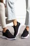 Black Red Unisex Washable Comfortable Breathable Odorless Knitwear Sports Shoes Sneaker 015 - 5