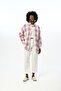 Oversized Plaid Plus Size Shirt - 4