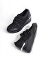 Stonestar Velcro Black Stone Sneaker Wedge Heeled Sports Shoes - 2