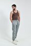 3 Thread Men's Sweatpants with Elasticated Cuffs Soft Cotton