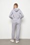 Gray Kangaroo Double Suit - Pocket and Hood Detail - 5