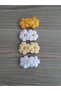 3-Piece Daisy Knitted Set, Sister and Sister Combination, Hairless Baby Buckle - 6