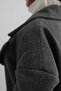 Oversize Stamp Coat with Double Breasted Collar and Button Detail - New Season 24W09004 - 7