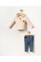 Baby Boy Suit with Shardonlu Denim Pants - 2