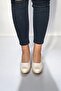 Women's Linen Espadrille – Wedge Heels, Stylish Summer Model - 4