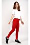 Girl's Long Tights Lycra Cotton Red - 4
