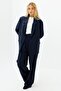 Premium Double-Breasted Navy Blue Blazer Jacket - 5