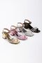 Fusion Series Stoned Helmeted Women's Heeled Evening Dress Shoes - 6