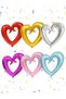 Hollow Heart Foil Balloon (100 cm) Birthday & Valentine's Day & Marriage Proposal & Party Balloon - 3