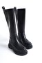 Zippered Knee-High High-Heeled Stylish Women's Boots