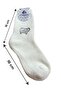 Fully Unpainted Girls Boys Wool Winter Socks 6 Pairs Natural Wool Color - 2