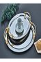 Premium Gold Elite Chrome 2-Piece Oval Tray - 0831*10