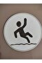 Slippery floor sign wooden slippery floor sign