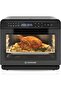 Steami, Steam + Air Fryer Oven, 1600 Watts, 11-in-1 Functions, Steam + Convection, 24L, Black