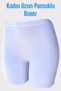 Dondeza Women's Long-Leg High-Waist Cotton Boxer Shorts