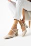 Women's Double Strap Block Heel Patent Leather Shoes - 2