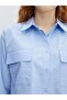 Lcw Vision Cold Blue Poplin Women's Shirt - 3
