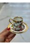Esterhomedecor Porcelain Coffee Cup Set for 6 People