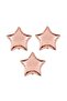 Star Foil Balloon 3 Pieces Rose Gold