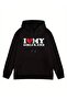 Unisex I Love My Girlfriend Printed Oversize Winter 3 Thread 100% Cotton Hooded Sweatshirt Hoodie