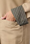 Beige Plaid Lined Midi Trench Coat - Twoaw25Tr00043 - 9