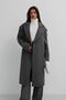 Oversize Stamp Coat with Double Breasted Collar and Button Detail - New Season 24W09004 - 4