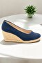 Women's Linen Espadrille – Wedge Heels, Stylish Summer Model - 5