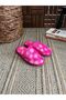 Snowflake Patterned Women's House Slippers Hospitality Hospitality Dowry Winter Slippers with Closed Front - 2
