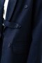 Premium Double-Breasted Navy Blue Blazer Jacket - 3