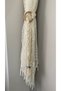 2 Pieces Macrame Curtain Holder - Ring and Evil Eye Beaded Curtain Accessory