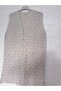 Lace Motif Knitwear Summer Long Vest - 5