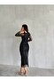 Women's Lined Polka Dot Laced Tulle Stretch Midi Dress - 5